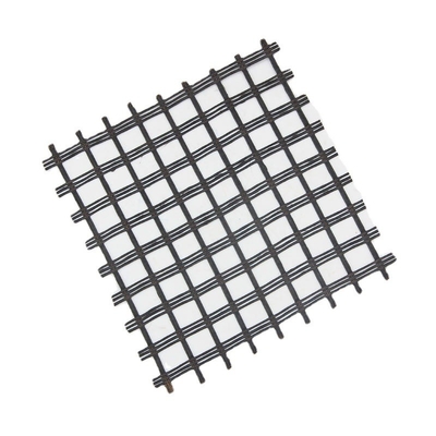 12.7*12.7mm Warp Knitted Polyester Geogrid Reinforced Composite Fiberglass Geogrid