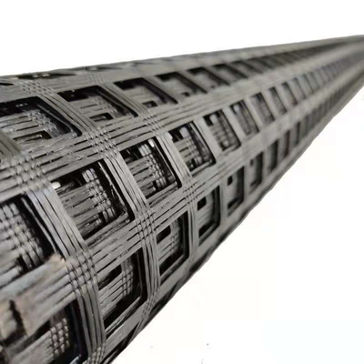 Geosynthetic Steel Plastic Composite Geogrid Driveway Geogrid For Road