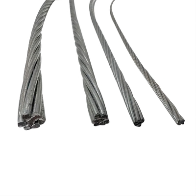 ISO Prestressed Concrete Steel Strand Unbonded PC Strand 12.7mm 15.2mm 12.8mm