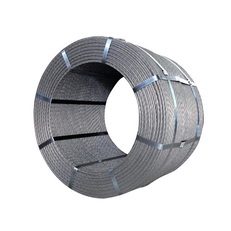 1860MPa High Tensile 7 Wire Strand Galvanized 12.7mm PC Steel Strand