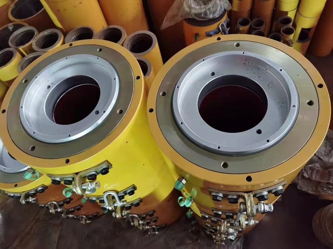 Multi PC Strand Electric Hydraulic Jack Bridge Building Hydraulic Jack For Prestressing