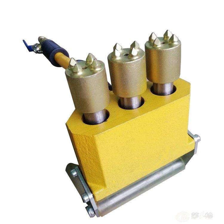 Pneumatic Hand Held Concrete Floor Scabbler Multiple Tungsten Heads
