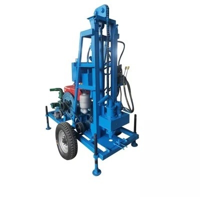 Portable Household Well Drilling Rig Machine Gasoline Hydraulic Drilling Machine