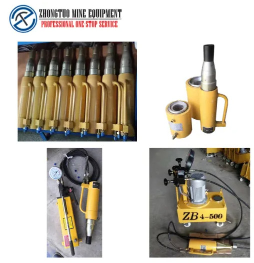 CE Bridge Erecting Machine Intelligent Tension 25 Ton Hydraulic Mono Stressing Jack