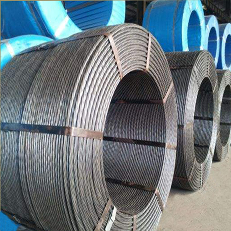 Galvanized 7 Wire Prestressing Strand Multiple Zinc Coated Steel Wire Strand
