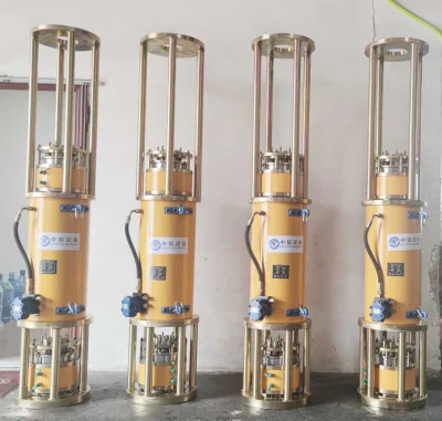 500mm Cylinder Stroke 600 Ton Hydraulic Strand Jack With Synchronous Lifting System