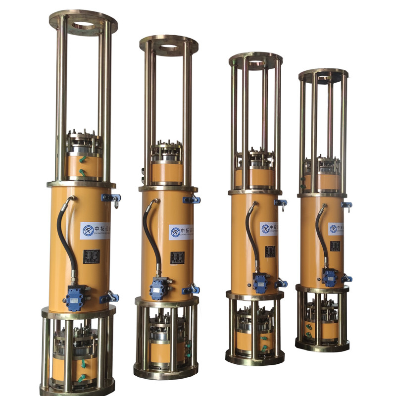 500mm Cylinder Stroke 600 Ton Hydraulic Strand Jack With Synchronous Lifting System