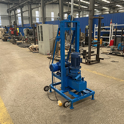 Electric Motor Diesel Water Well Drilling Rig Machine