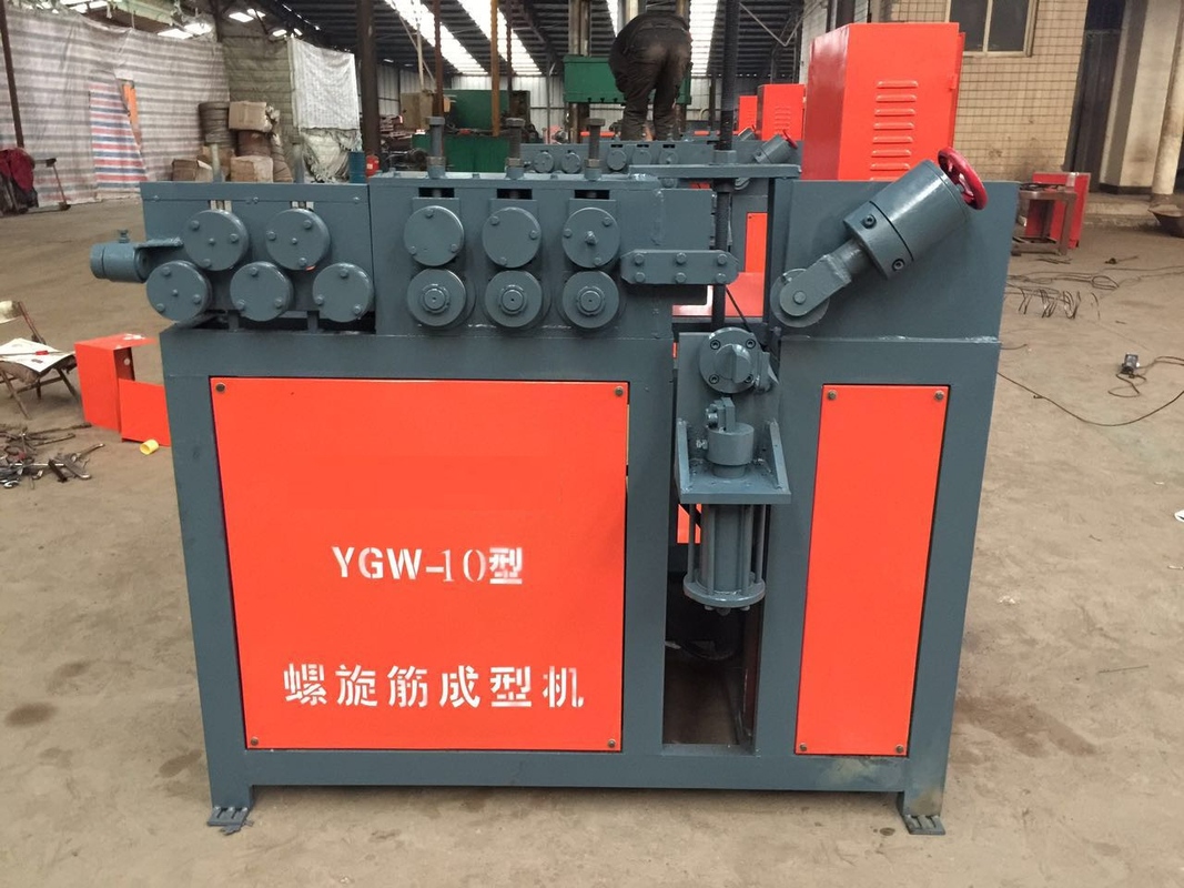 5.5-16kw Rib Rebar Processing Machine Prestressed Anchor Spiral Rebar Bender
