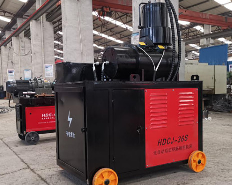 Single Cylinder 40mm Rebar Upsetting Machine 7.5kw Rebar Threading Machine