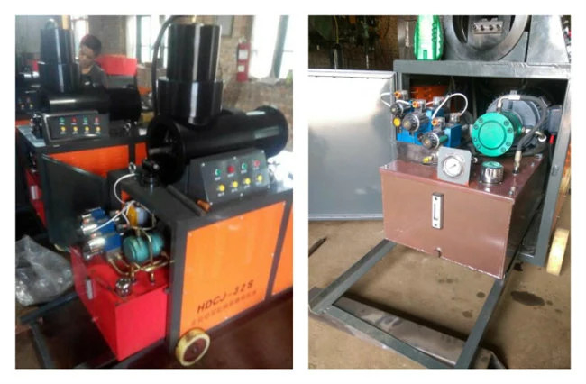 Single Cylinder 40mm Rebar Upsetting Machine 7.5kw Rebar Threading Machine