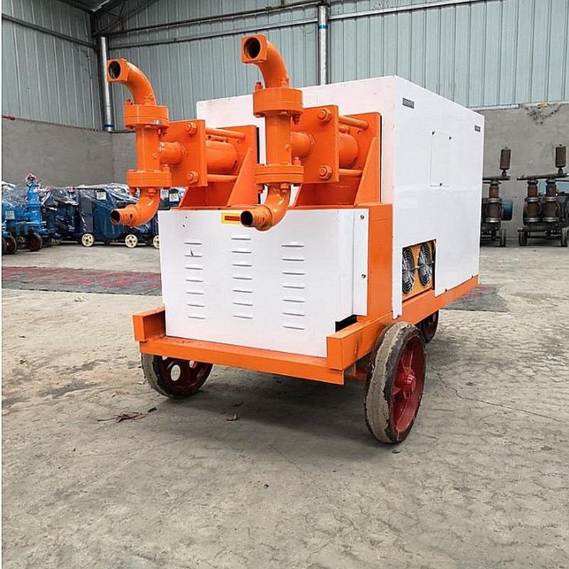 Electric High Pressure Cement Grouting Pump Double Cylinder Liquid Grout Pump