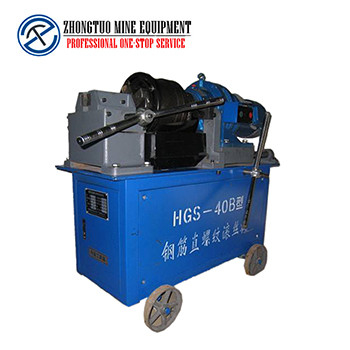 Auto Flat Die Hydraulic Rebar Processing Machine Screw Rebar Thread Rolling Machine