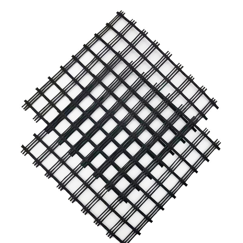 Fiberglass Asphalt Reinforcement Geogrid Machine Mesh High Tensile Strength