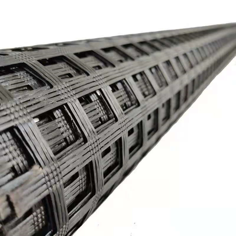 Geosynthetic Steel Plastic Composite Geogrid Driveway Geogrid For Road