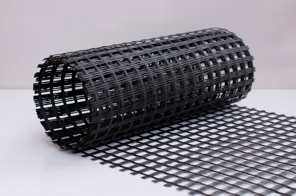 Geosynthetic Steel Plastic Composite Geogrid Driveway Geogrid For Road