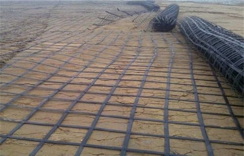25.4mm Geogrid Machine Mesh Steel Plastic Geogrid Mesh For Highway Road Construction