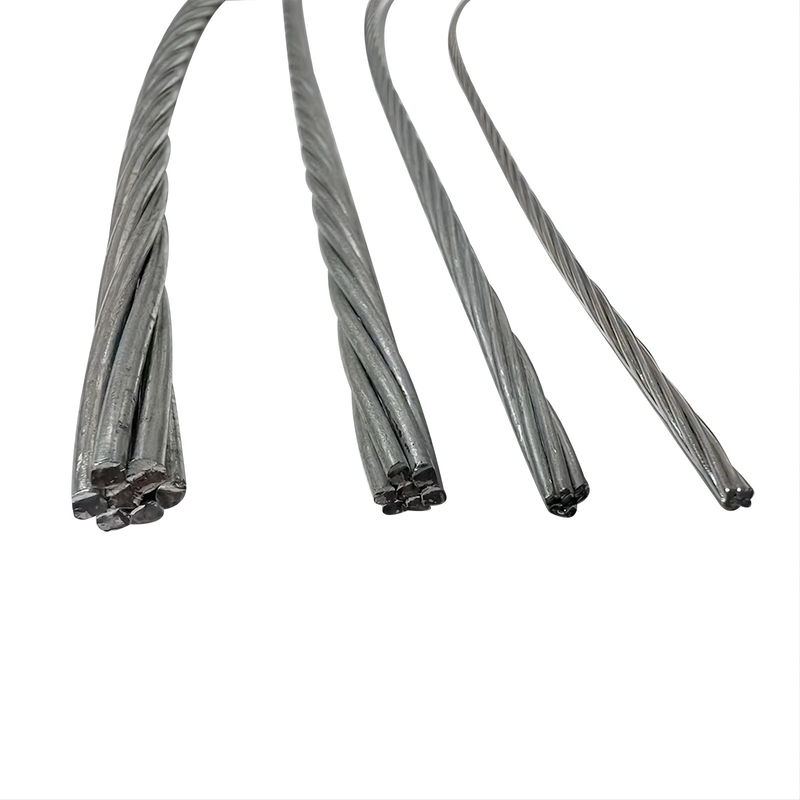 ISO Prestressed Concrete Steel Strand Unbonded PC Strand 12.7mm 15.2mm 12.8mm