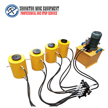 Prestressing Post Tension Multi Strand Stressing Hydraulic Jack