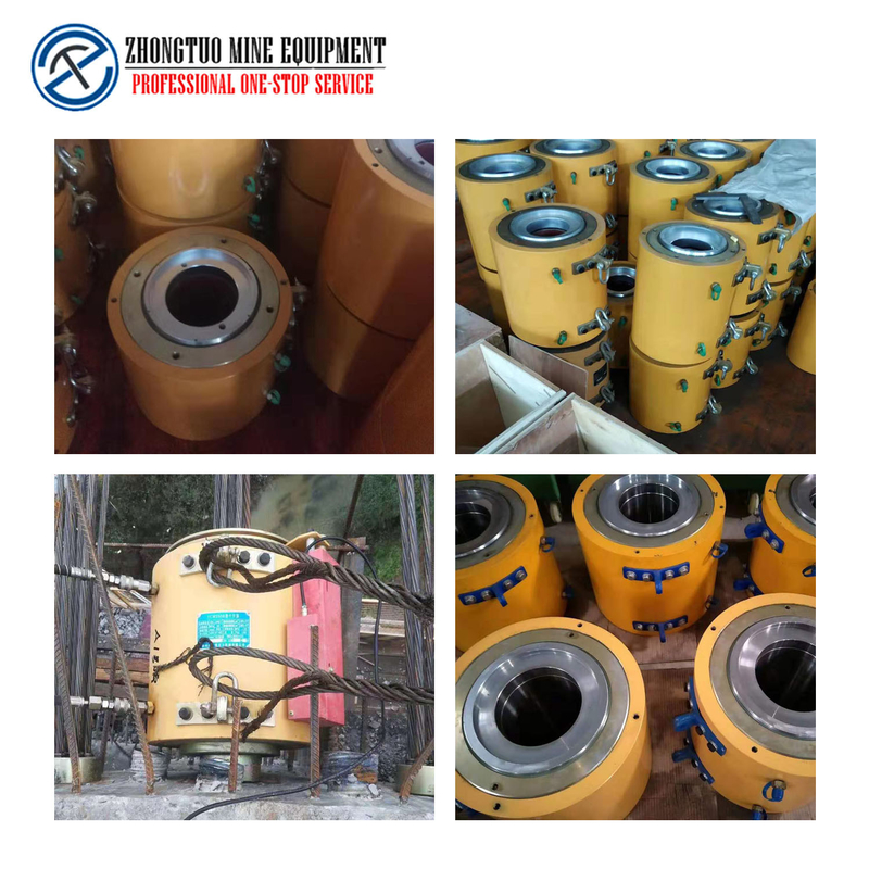 Hydraulic Post Tension Jack For Stressing PC Strands In Bridge Construction
