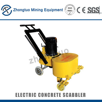 Mobile Electric Concrete Scabbler Floor Grinder Machine 40t/h