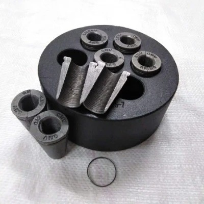 12.7 / 15.2 / 17.8mm Steel Wire Cable Tensioning Anchor Post Tension Mono / Multi Hole Anchorage