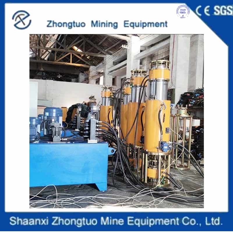 600T Hydraulic Strand Jack With Synchronous Lifting System For Hoisting Steel Structures Bridges Platforms