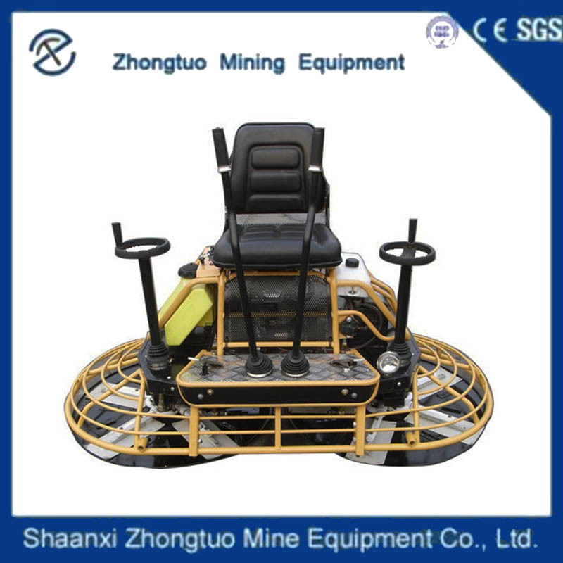 Gasoline Concrete Floor Grinder Machine For Polishing Leveling Concrete Ride On Power Trowel Leveling Screed Machine