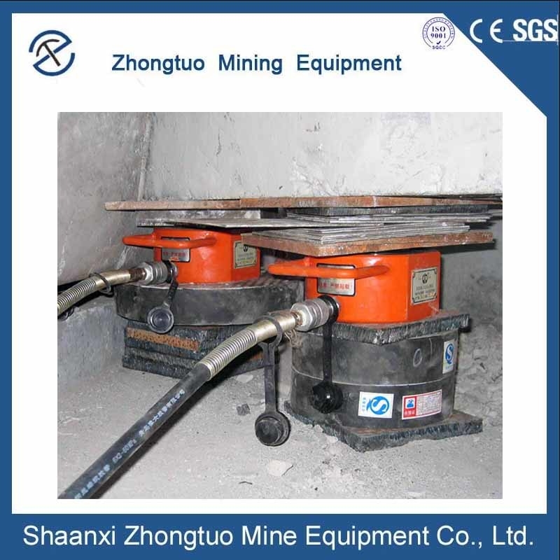 Flat Manual Lock Nut Hydraulic Jack Post Tension Stressing Equipment