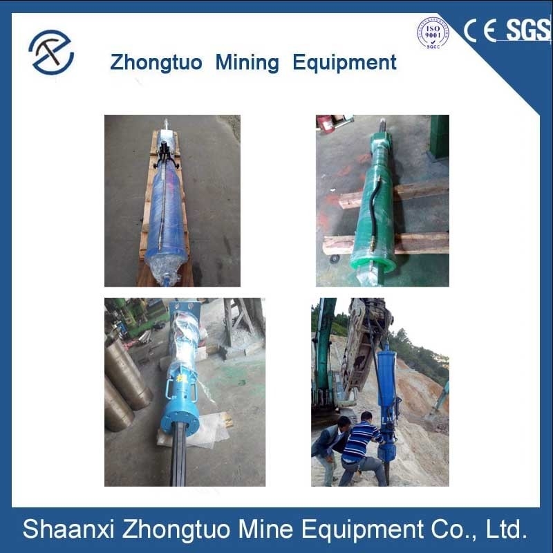 Rock Splitter With P450 Excavator Cracking Rocks With Maximum Efficiency And Minimum Construction Depth