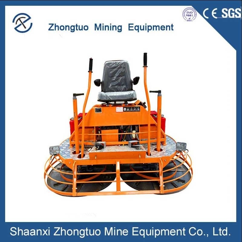 Concrete Trowel Cement Floor Polishing Seat-Driven Machine Double Disc Electric Starting Engine 1910*1030mm