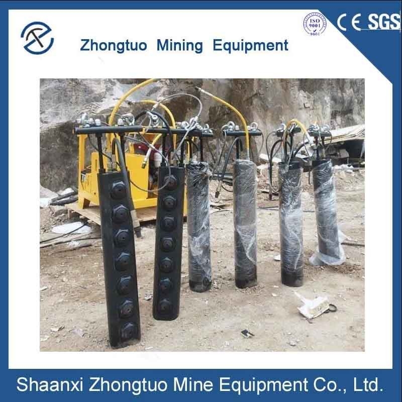 Non Explosive Hydraulic Rock Splitter Mine Breaker 3000T Force Mining Sector