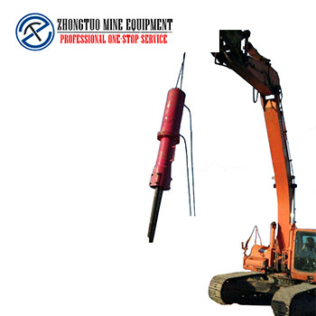 Huge Rock Splitter Machine Mounted With Excavator For Quarrying Operations Factory Price