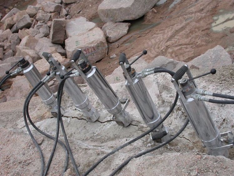 ZT-450 Hydraulic Rock Splitter and Power Units Rock Splitter Machine For  Rock Breaking Like Darda Splitter