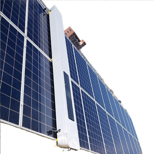 Remote control crawler photovoltaic cleaning robot