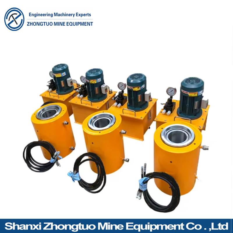 Hydraulic Cylinder Hollow Jack 100 Ton 250 Ton 300 Ton 500 Ton Post Tension Hollow Ram Jacks