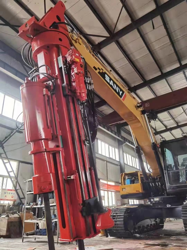All-In-One Excavator Hydraulic Rock Splitter 1500mm Drill Depth and 115mm Drill Diameter
