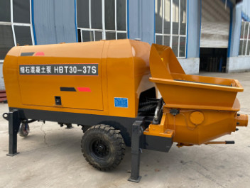 Small Horizontal Fine Stone Concrete Transfer Pump Type 20 Hydraulic Secondary Structure Column Pump