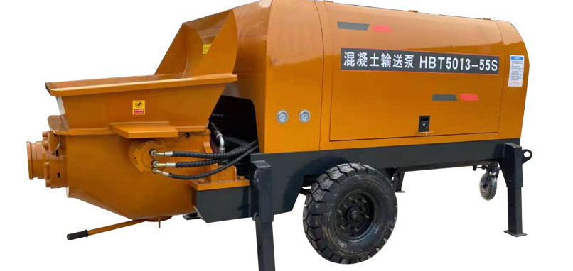 Small Horizontal Fine Stone Concrete Transfer Pump Type 20 Hydraulic Secondary Structure Column Pump