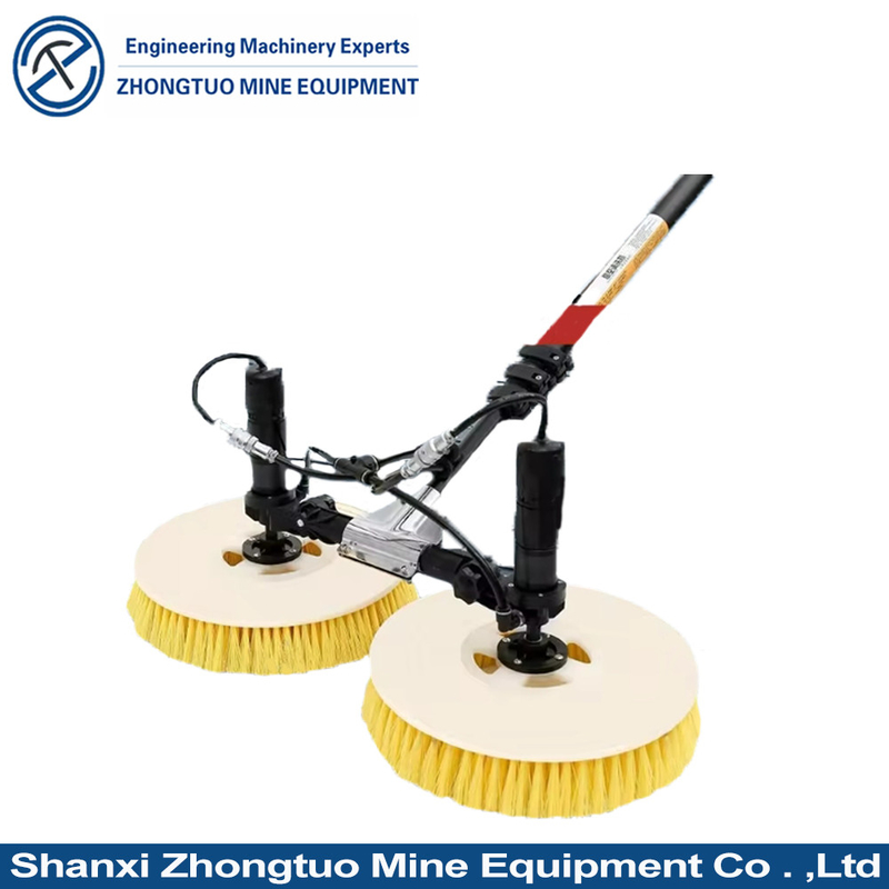 Solar Panel Cleaning Rotating Brush Double-Head Solar Panel Cleaning Robot Equipment