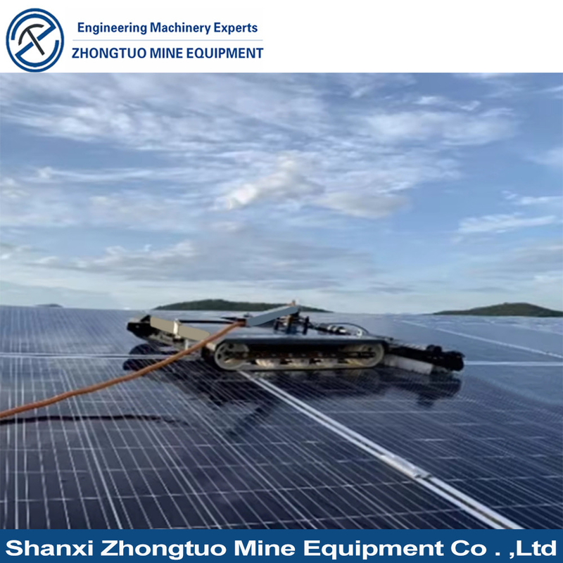 Solar Photovoltaic Cleaning Equipment Remote Control Automatic Solar Panel Cleaning Robot