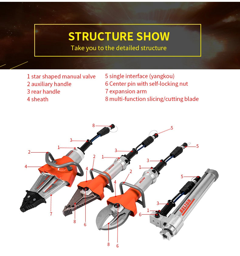 Odetools Belton S511b Vehicle Tools Car Accident Rescue Hydraulic Spreader Cutter