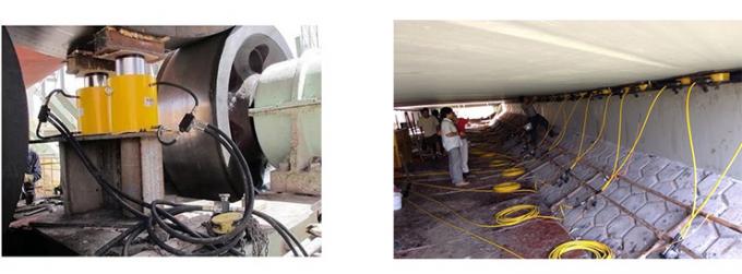Prestressing Post Tension Multi Strand Stressing Hydraulic Jack