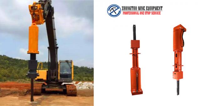 Ultra Huge Rock Splitter Mounted with Excavator